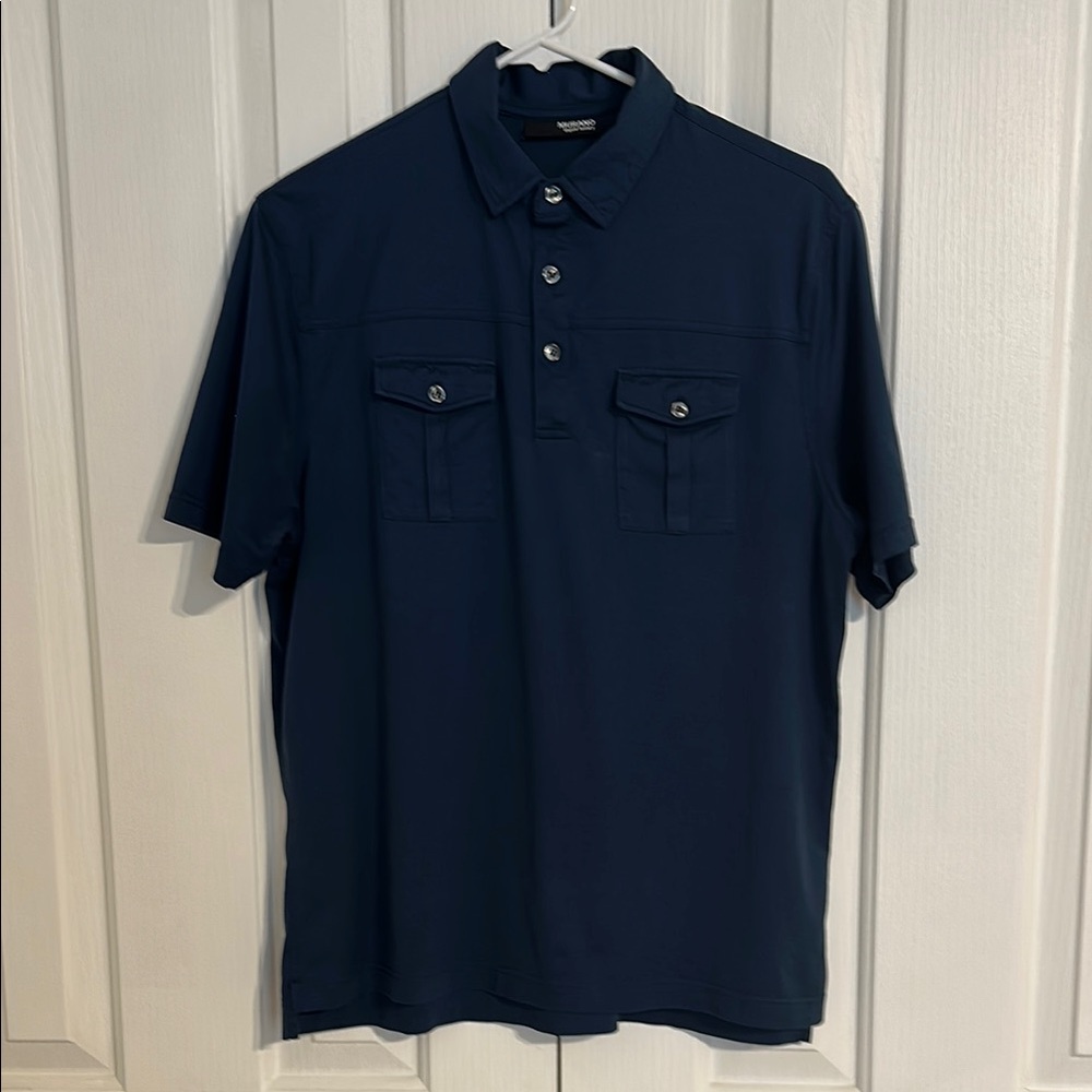 Murano liquid luxury polo shirt